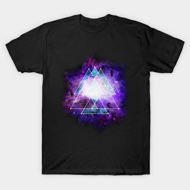 Space Geometry 1 T-Shirt by AlekDesign